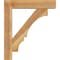 Ekena Millwork Balboa Block Rough Sawn Bracket w/ Offset Brace, Western Red Cedar, 6"W x 26"D x 30"H BKT0604X26X30BOA05RWR - alternate 2